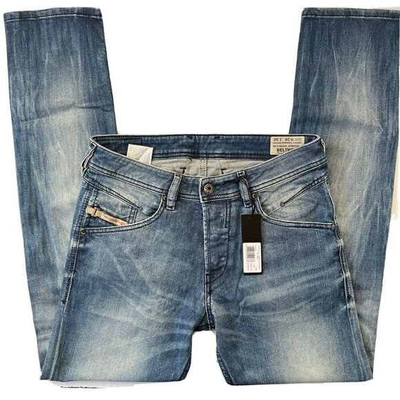DIESEL Belther R823X Regular Slim Tapered Jeans Size 28 X 30 $228 - Picture 5 of 11